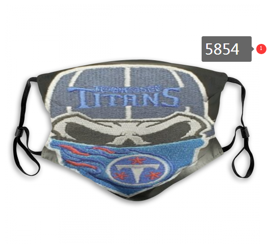 2020 NFL Tennessee Titans #2 Dust mask with filter